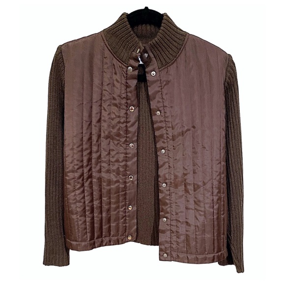 IActive Jacket cardigan quilted snaps closure Lightweight jacket Size MP - Picture 2 of 8